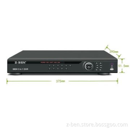 HD iDVRs, 960H, Three-in-One, with Standard Cloud Technology, Supports 4 Cameras